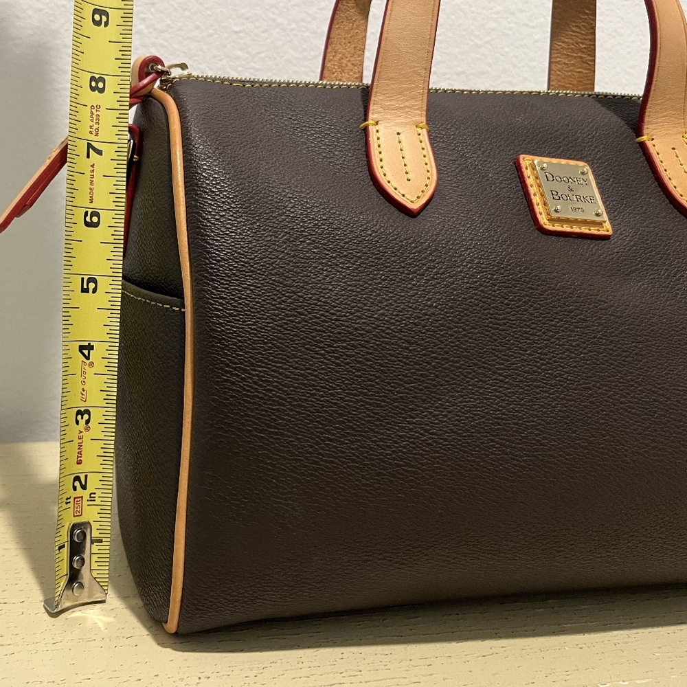 Dooney & Bourke Wexford Leather Olivia Satchel/Shoulder Bag NWT - Picture 9 of 14